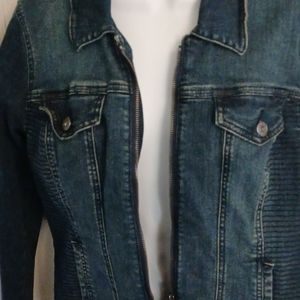 Guess Jean Jacket, Zippered